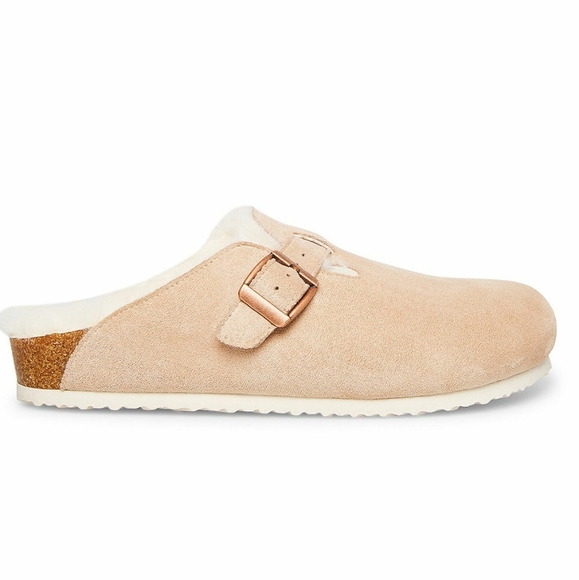 Boston Clog Mules 💕 Light Blush Clogs 👡 NWT 💖 BNIB 🌟 SIZE 7.5 💫 Fur & Suede - Picture 7 of 17